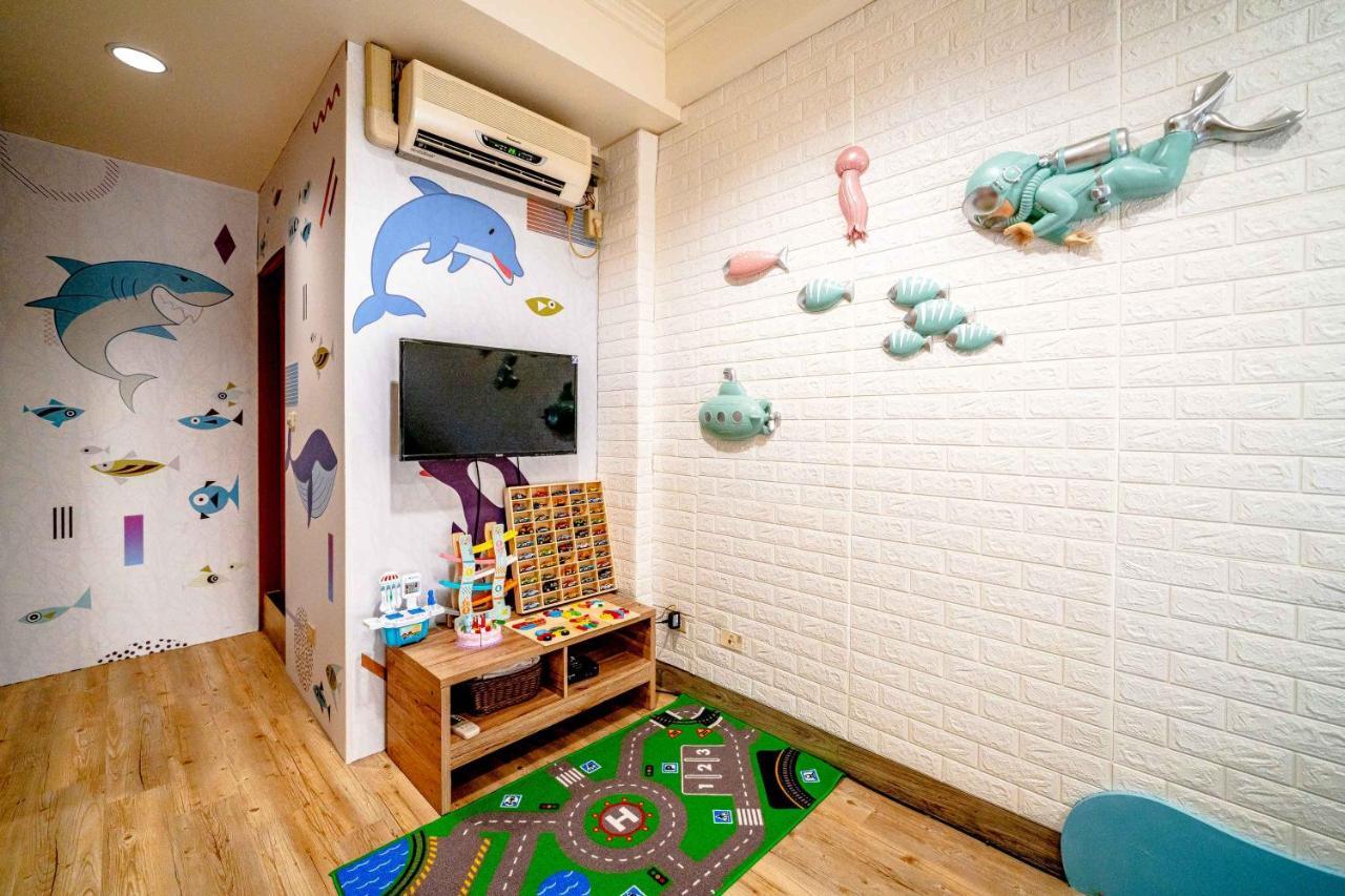 樂哈哈羅東夜市親子民宿 Luodong Exterior foto